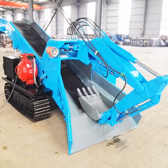 Machine de scories grillées sur chenilles à roue d'exploitation minière souterraine/chargeur de déblayage pour mine de charbon