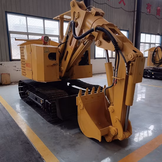 Machines minières électriques spécialisées sur pelle sur chenilles pour l'exploitation des mines et des minerais.