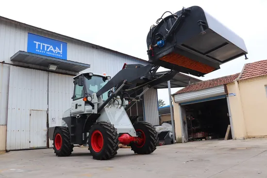 Toros Chine pas cher Woods V lame à neige 1500 kg petit jardin tracteur de terrassement avant mini chargeuse sur pneus de 1,5 tonne à bas prix